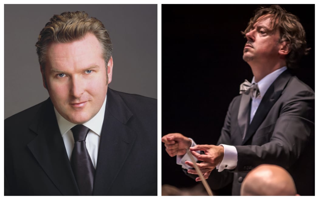 Tenor Simon O'Neill and conductor Hamish McKeich