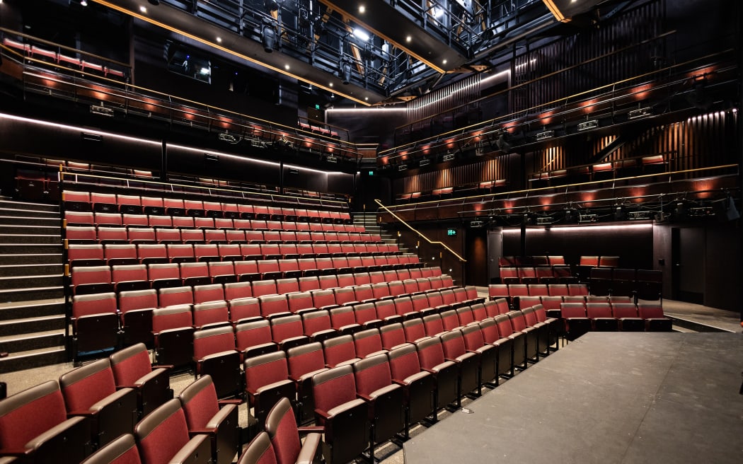 Inside the new Court Theatre in Christchurch.