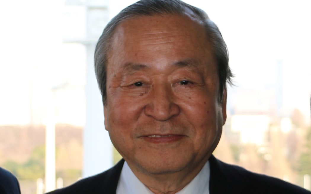 Chief executive of the Japan World Cup organising committee, Akira Shimazu.