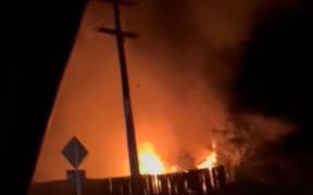 A fire at a two-storey property on Red Hills Road in West Auckland's Massey broke out on 4 April 2024.