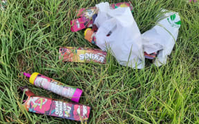 Canisters of nitrous oxide left in a South Auckland carpark on Monday 23 February 2026