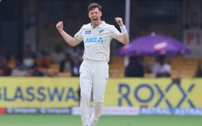 Matt Henry of New Zealand  appeals.