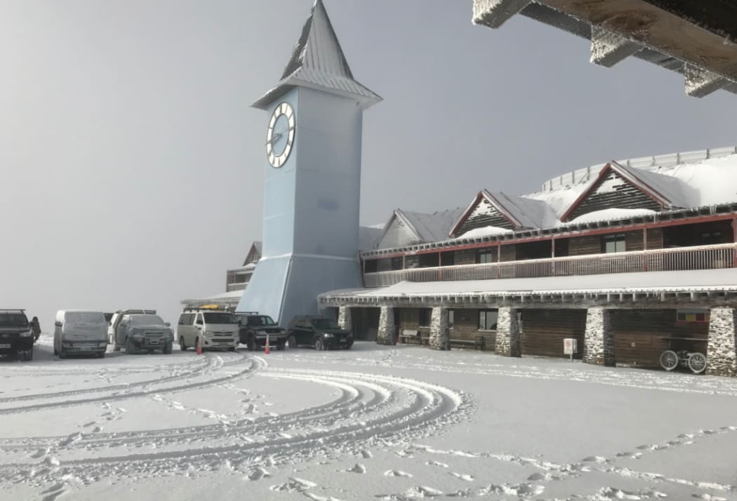 Snow in Cardrona.