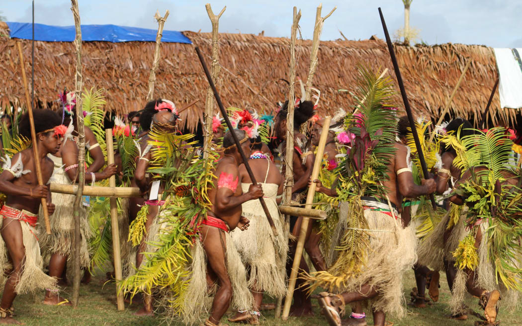 Cultural performances at MACFEST 2023 in Port Vila, Vanuatu.