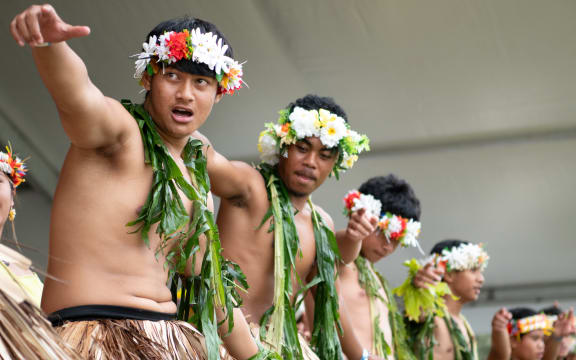 Massey High School's Tuvalu group
