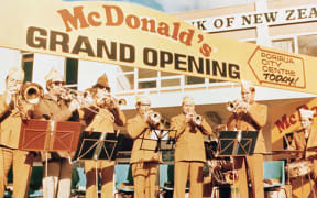 The Opening of the first NZ McDonalds in Porirua, 7 June 1976