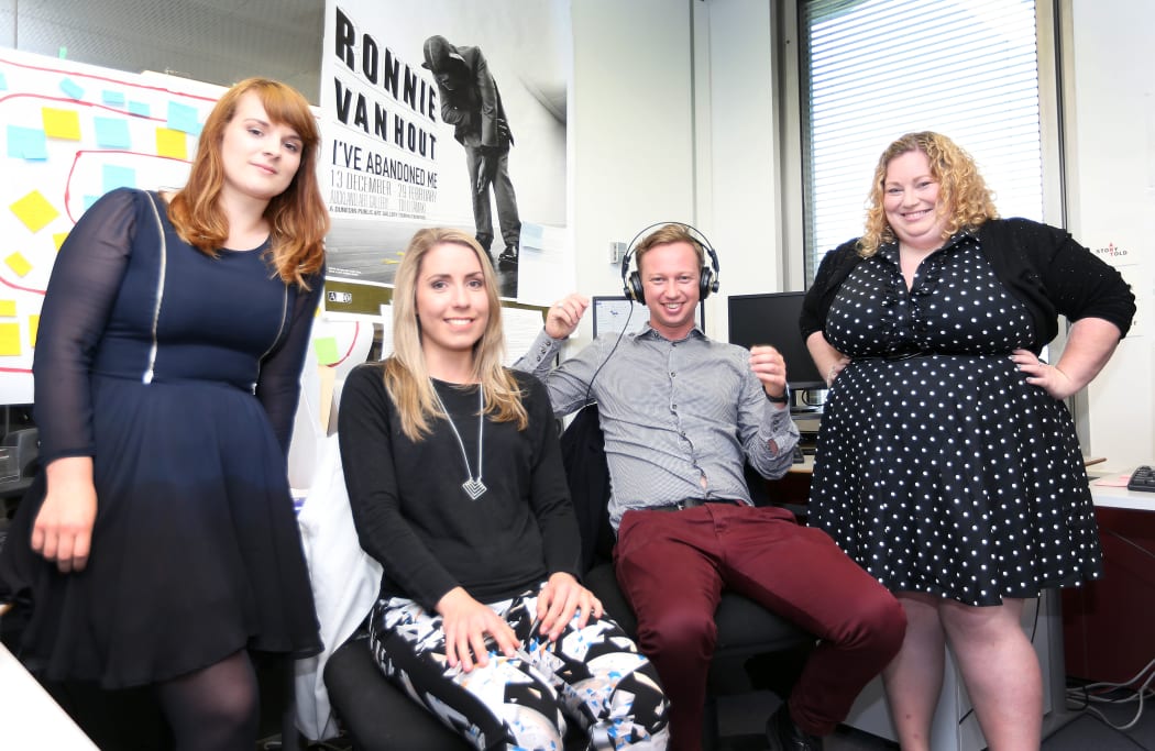 TheWireless team from left: Elle Hunt, Lena Hesselgrave, Marcus Stickley and Megan Whelan.