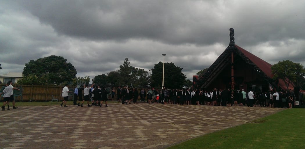 Nearly 1000 people are attending Dr Ranginui Walker's tangi at Ōrākei Marae.