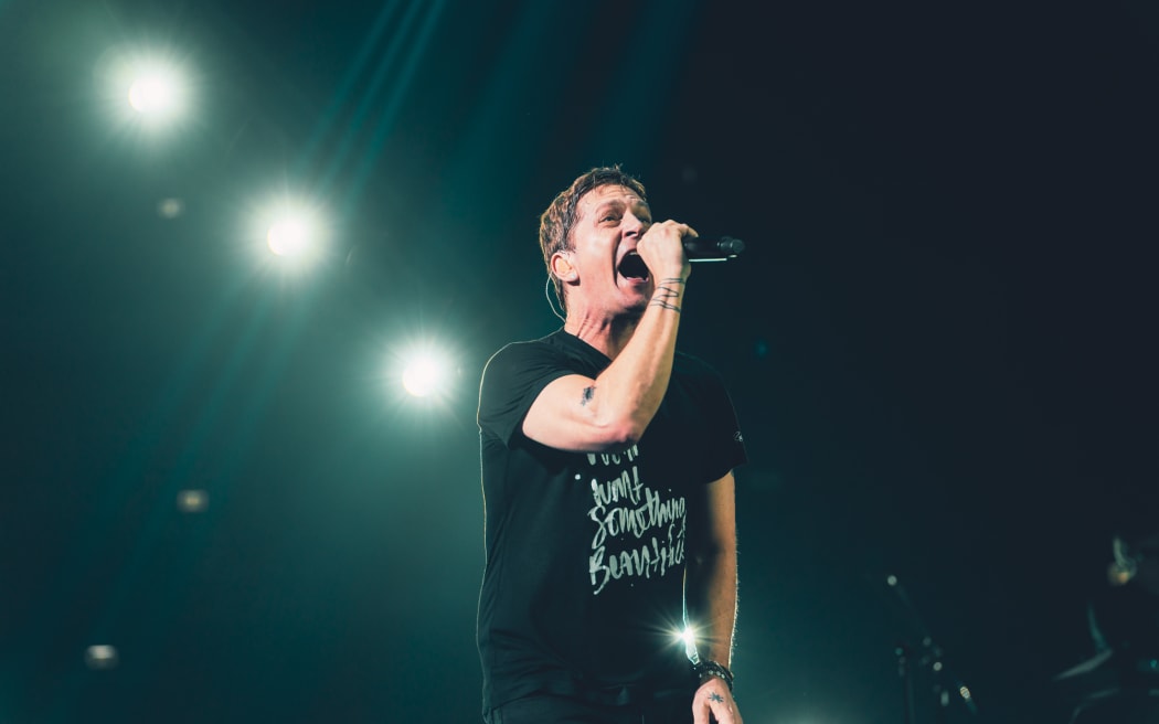 Rob Thomas of rock band Matchbox Twenty during a recent live show