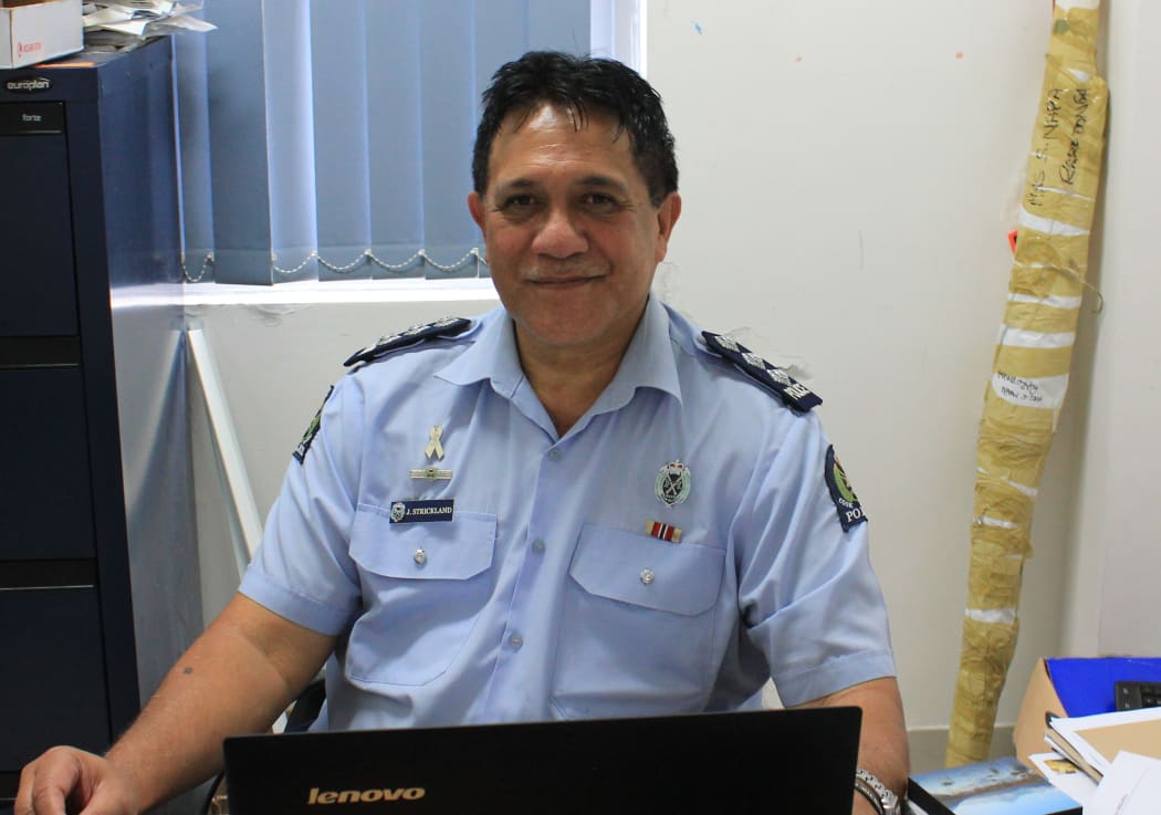 Cook Islands police inspector John Strickland