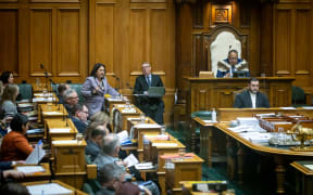 Minister of Health Ayesha Verrall answers questions during Question Time in Parliament's Debating Chamber.