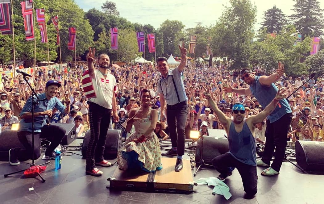 Las Cafeteras at Womad NZ