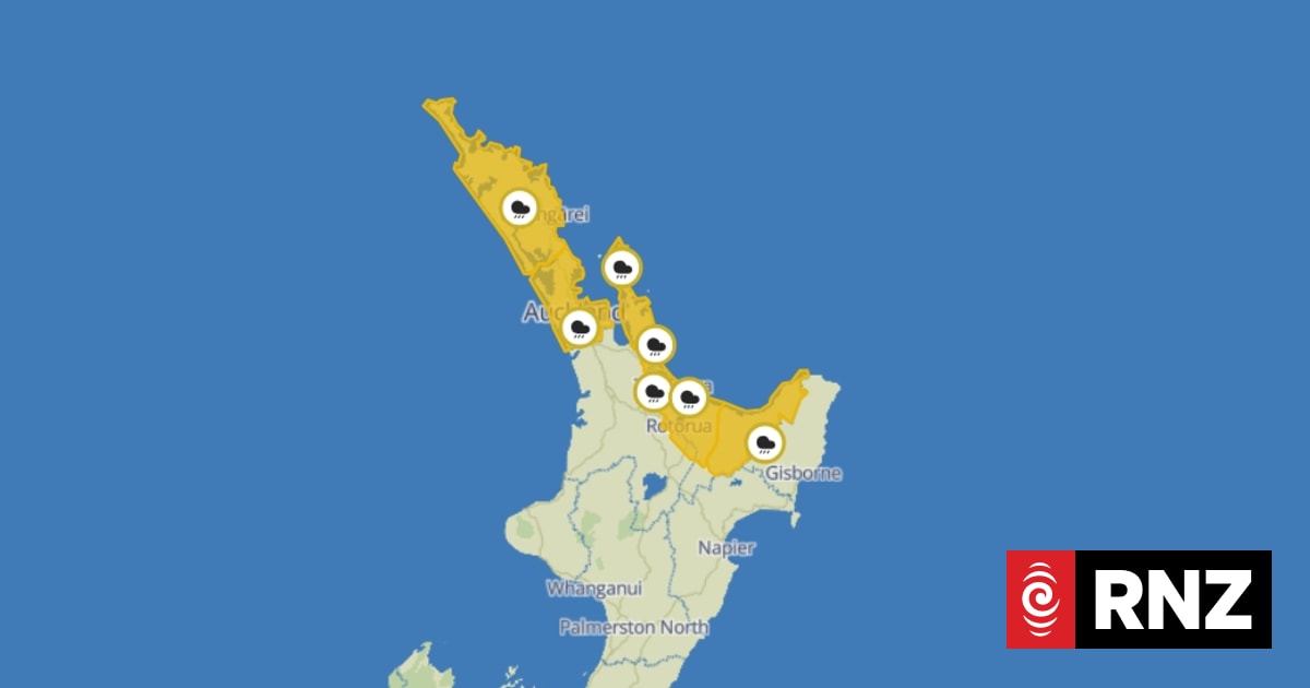 Heavy rain for upper North Island, avalanche risk ongoing for South Island