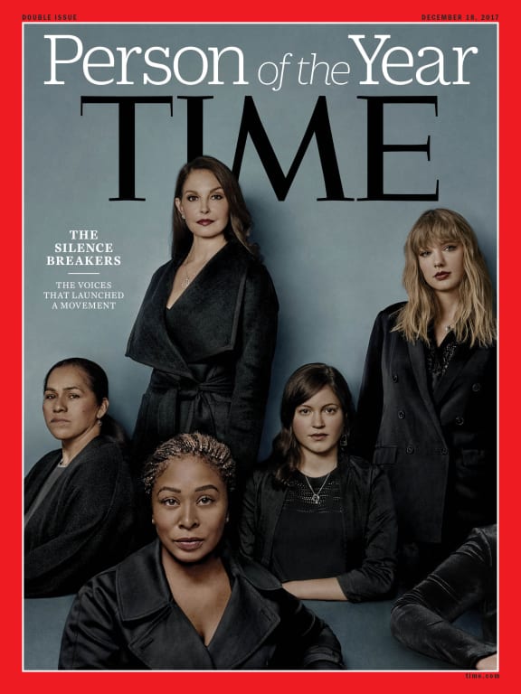 The 'Silence Breakers' were named Time magazine's Person of the Year for 2017.