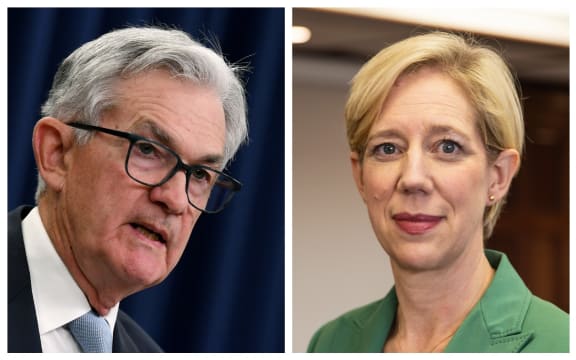 Jerome Powell and Dr Anna Breman