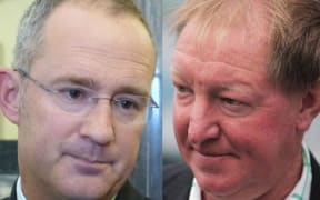 Labour MP Phil Twyford (L) and Housing Minister Nick Smith (R)