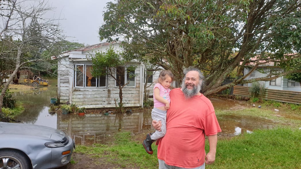 Moerewa resident Skip Kidwell says it's the fifth time his house has been flooded