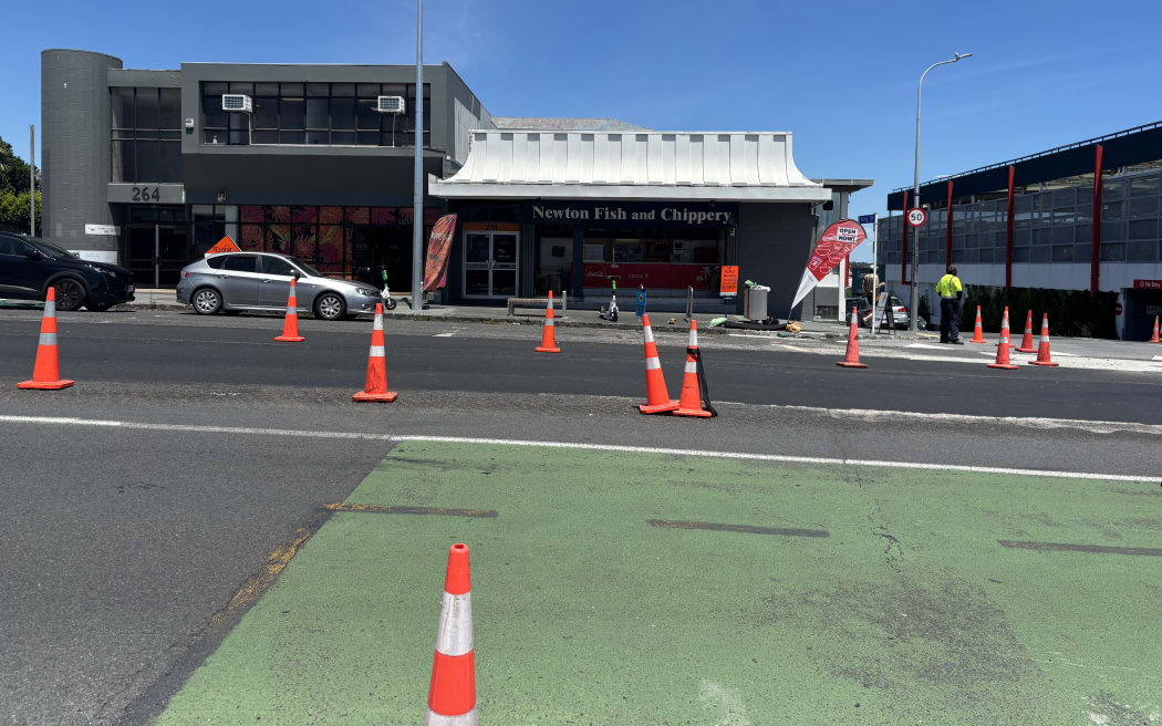 The Newton Fish and Chippery has seen up to a 60 percent drop in business since construction began outside the shop in June.
