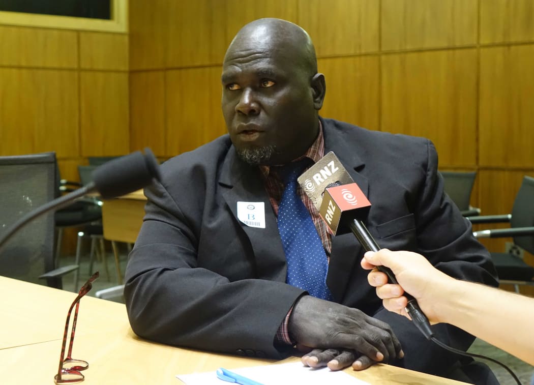 An MP in Bougainville's autonomous regional parliament, David Braun Vatavi.