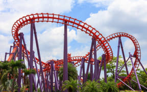A rollercoaster in an amusement park (file photo).