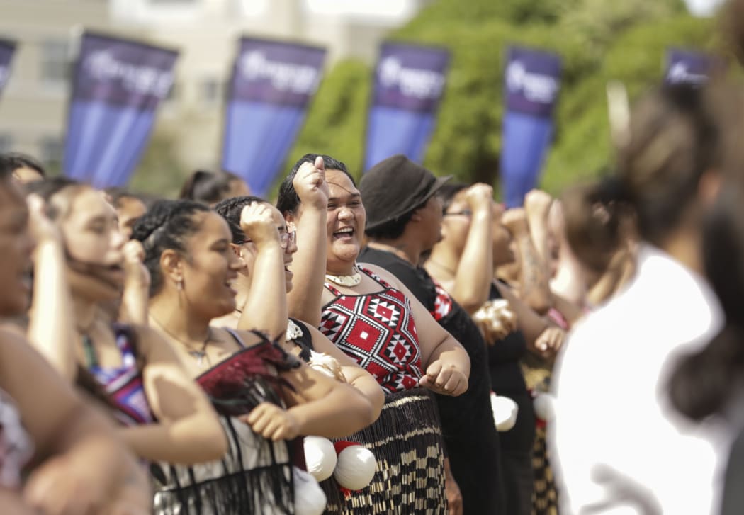 Powhiri for Te Matatini at Waitangi Park 20 February 2019