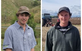Archie (left) and Callum (right) Woodhouse, the brothers who claimed the top two spots in the East Coast FMG Young Farmer competition.