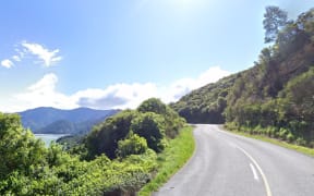 A windy road.