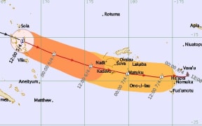 Tracking of Cyclone Zena