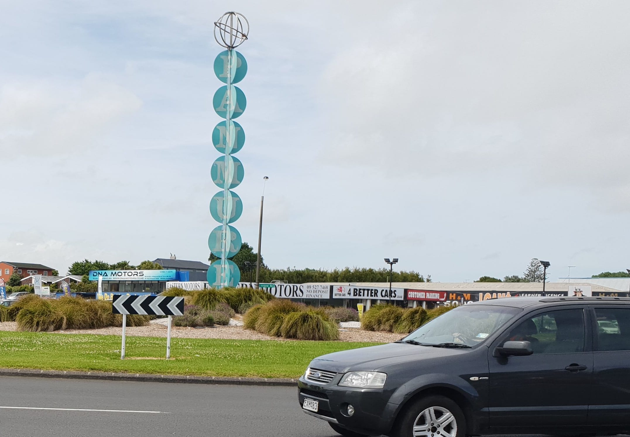 Panmure Community Action Group spokesman Keith Sharp at the roundabout that will go under the AMETI project. 30 November 2018