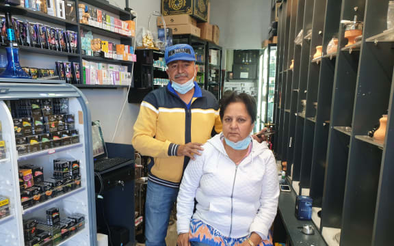 Subhash Batra and his wife