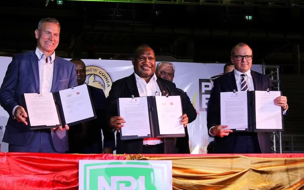 The deal between Australia and PNG ensures PNG will have its own team in the NRL, the highest level of rugby league in Australia.(Supplied)