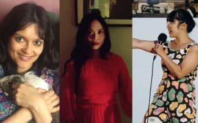 Writers Rupa Maitra, Mikee Sto Domingo and Rose Lu