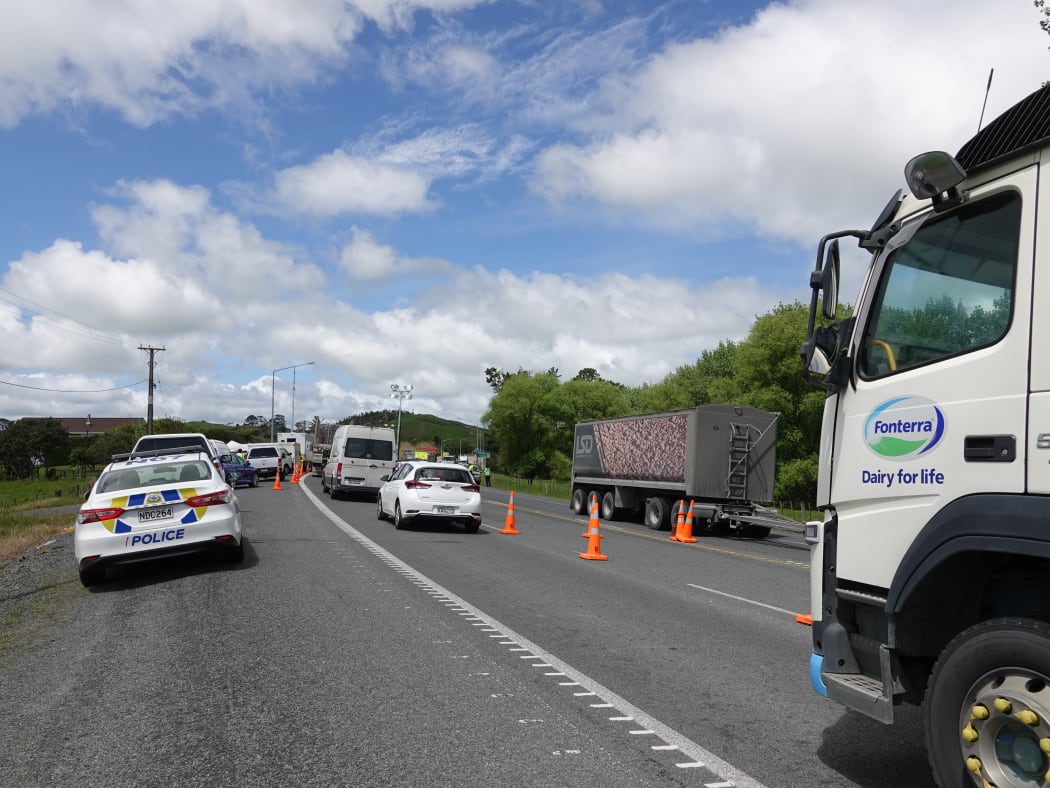 Te Hana checkpoint.