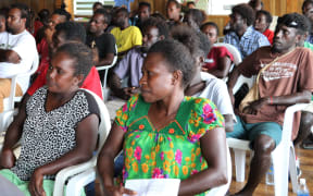 Youth at the UN Peacebuilding and Innovation Forum in Gizo. Novermber 2018.