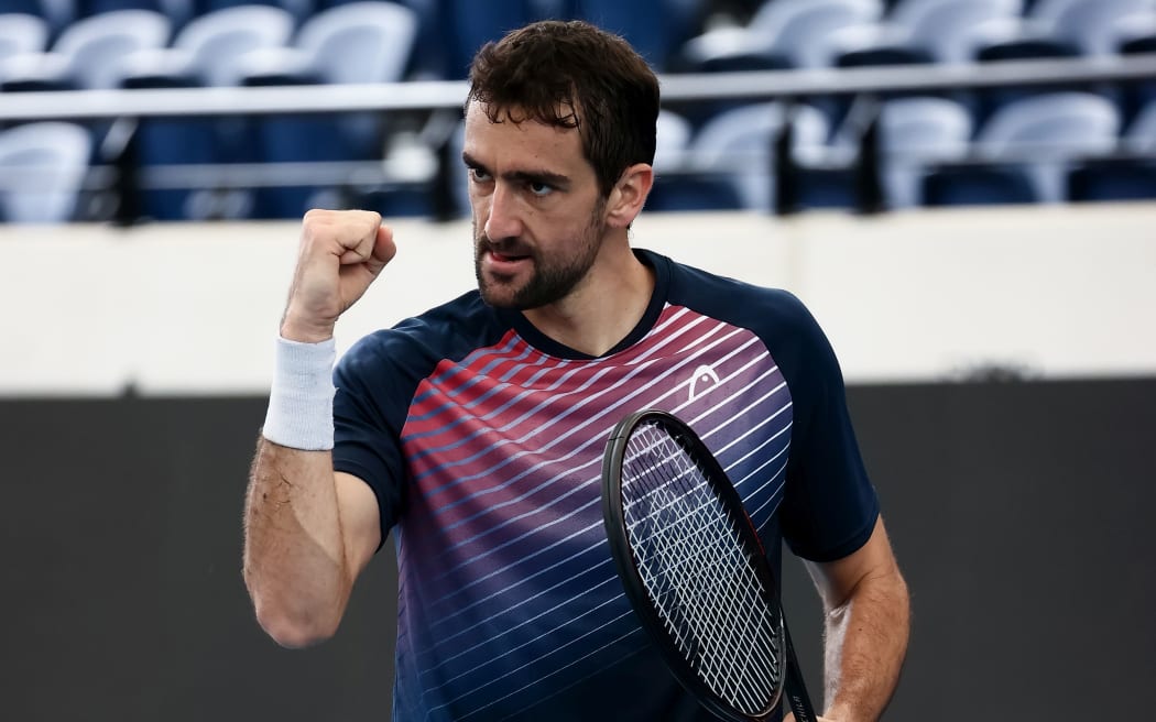 Marin Cilic of Croatia