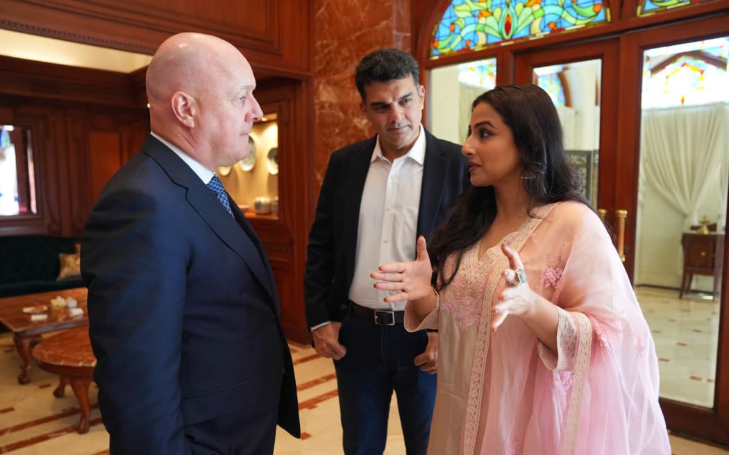Christopher Luxon meets Bollywood stars