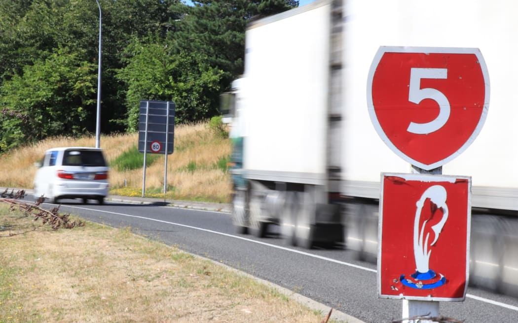 State Highway 5 on the outskirts of Rotorua. Photo / Laura Smith