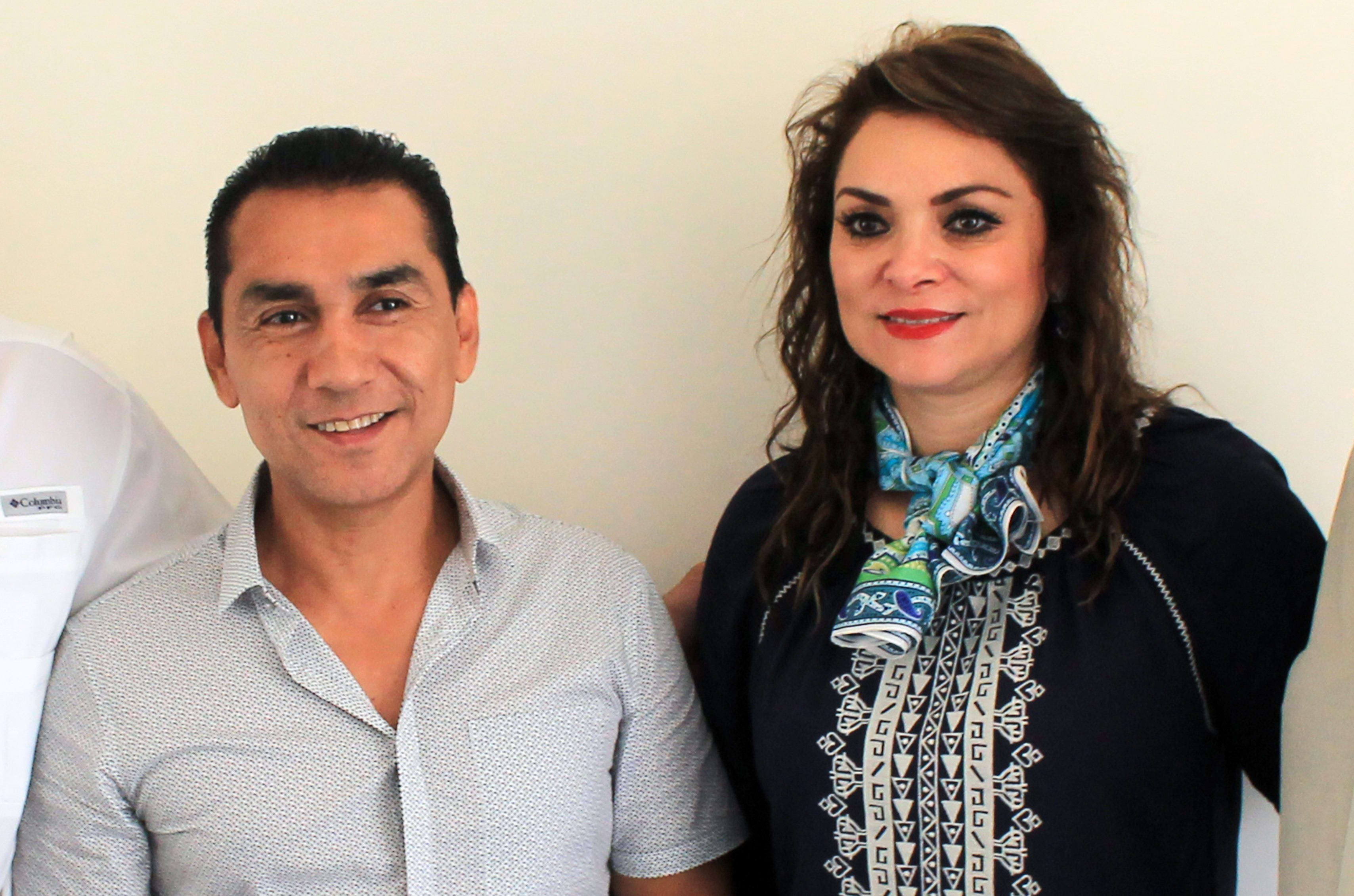 Former Iguala mayor Jose Luis Abarca and his wife Maria de Los Angeles Pineda.