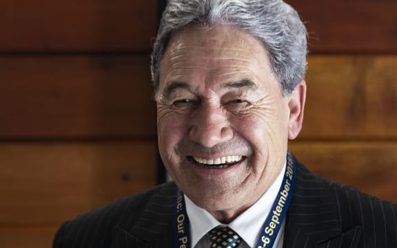 Deputy Prime Minister Winston Peters speaks to NZ media on arrival in Nauru for the Pacific Islands Forum.