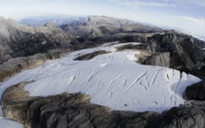 The Puncak Jaya mountains in Indonesia's Papua region