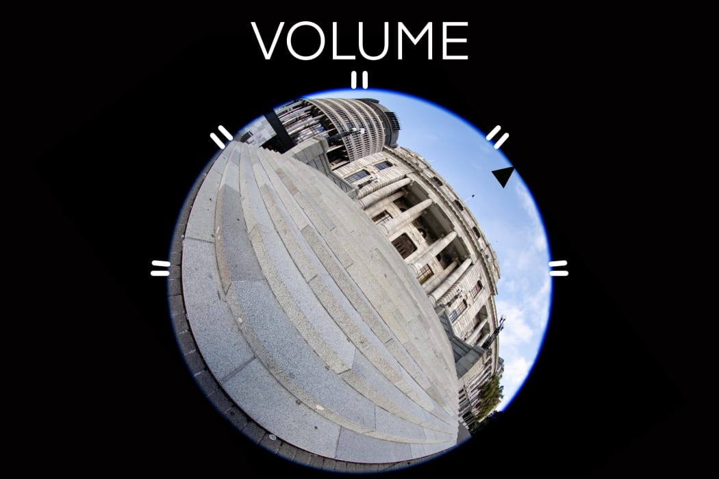 The Parliamentary volume button