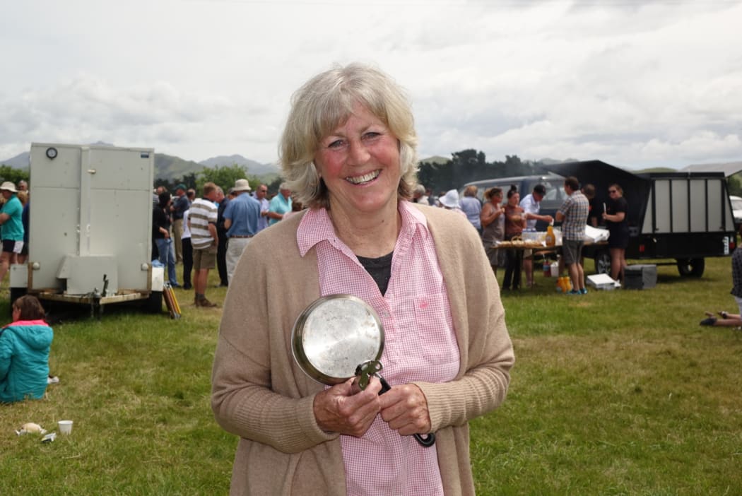 Chief pot banger Pip Thomson.