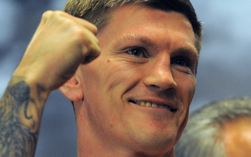 British boxer Ricky Hatton.