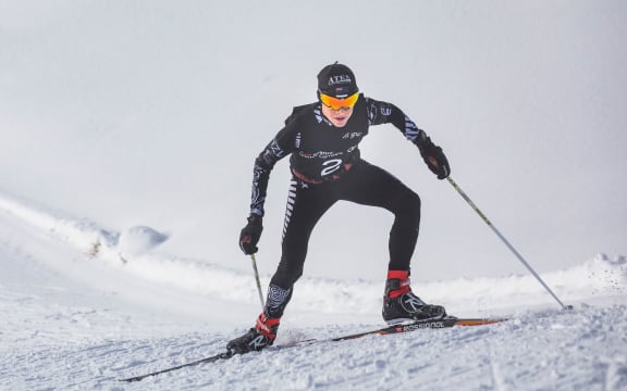 New Zealand biathlete Campbell Wright.