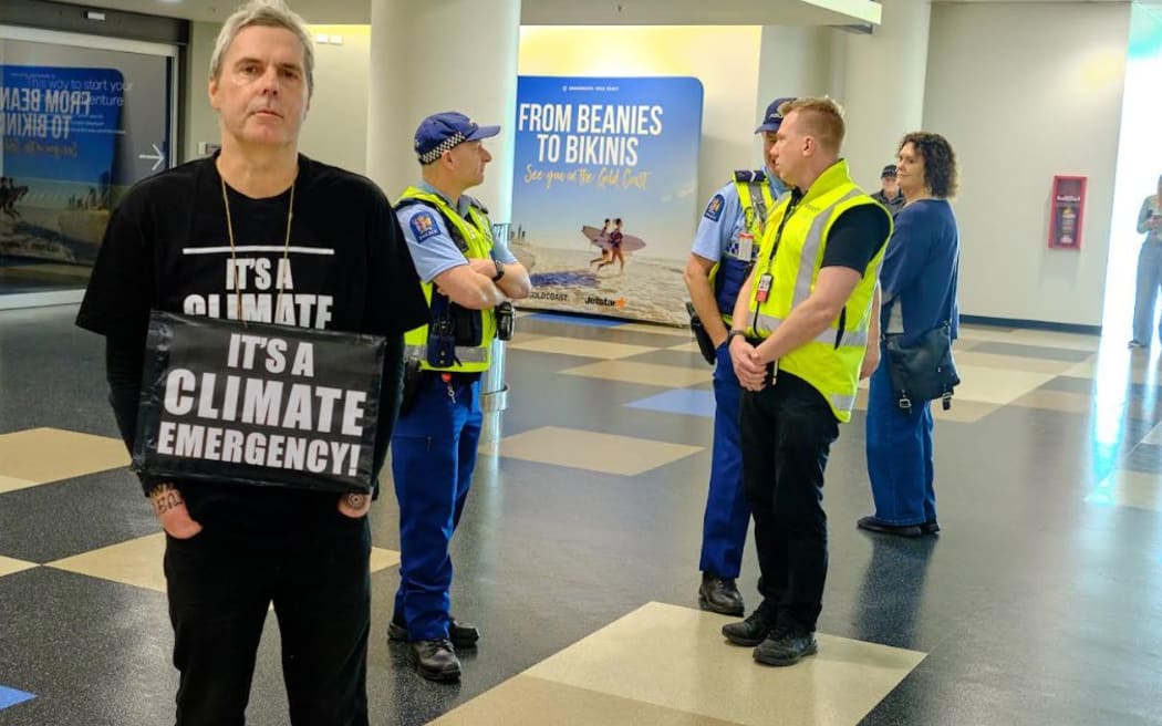 Bruce Mahalski at Dunedin Airport