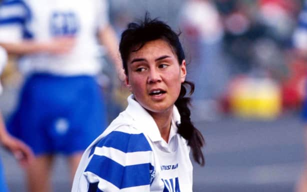 Silver Fern Ana Noovao in action for Auckland in 1992.