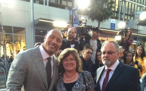 Seismologist Lucy Jones at the red carpet premier of the quake disaster movie, San Andreas starring Dwanye (the Rock) Johnson. (2015)