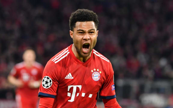 Bayern Munich footballer Serge Gnabry.