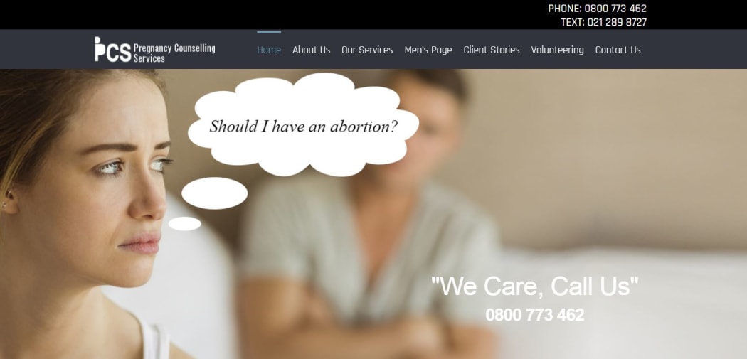 The PCS website makes no mention of the organisation’s founding, pro-life purpose.