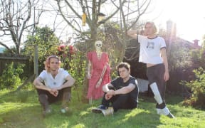 Allophones

L-R Barney, Mr Bones, Tane, Ben